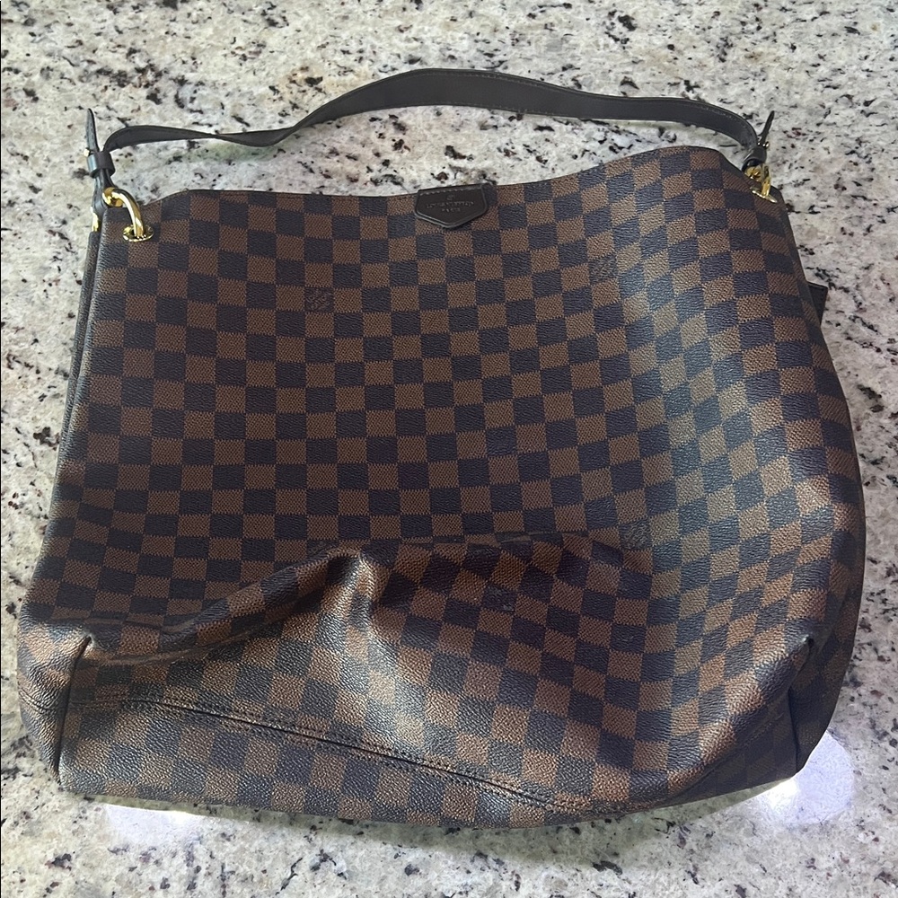 Louis Vuitton Checkered Brown Shoulder Bag